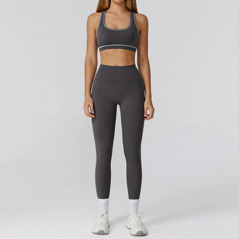 Legging, Top e Cropped de Manga Longa