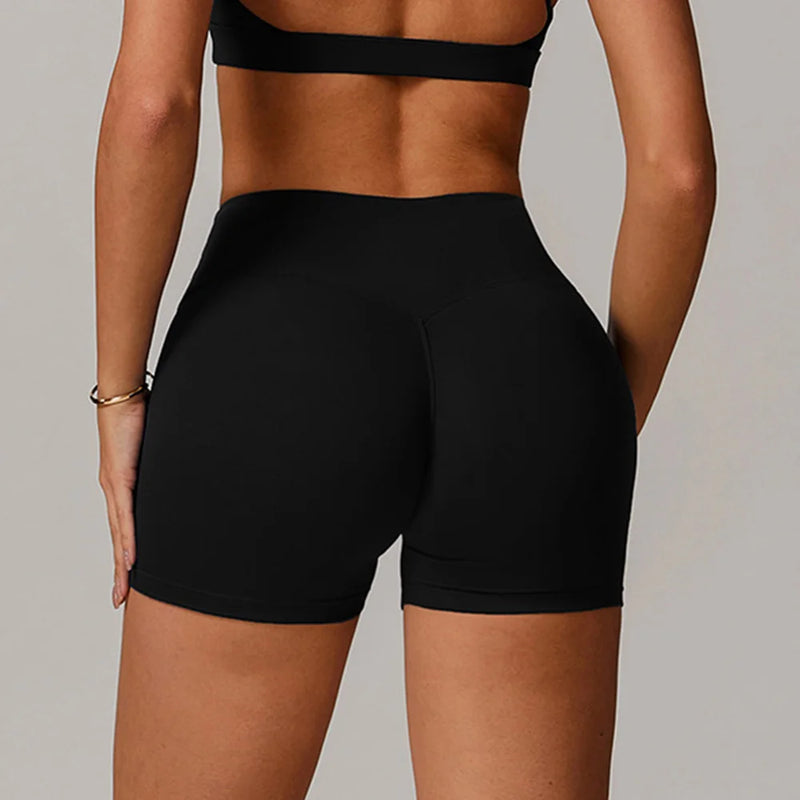 Shorts Fitness Feminino de Alta Elasticidade