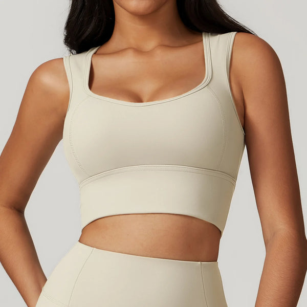 Top Esportivo Feminino com Costas Abertas