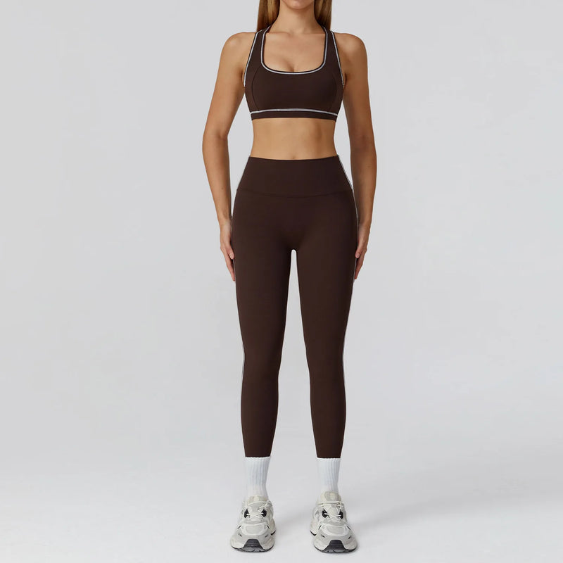 Legging, Top e Cropped de Manga Longa