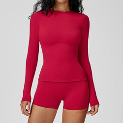 Camisa Fitness Feminina Manga Longa