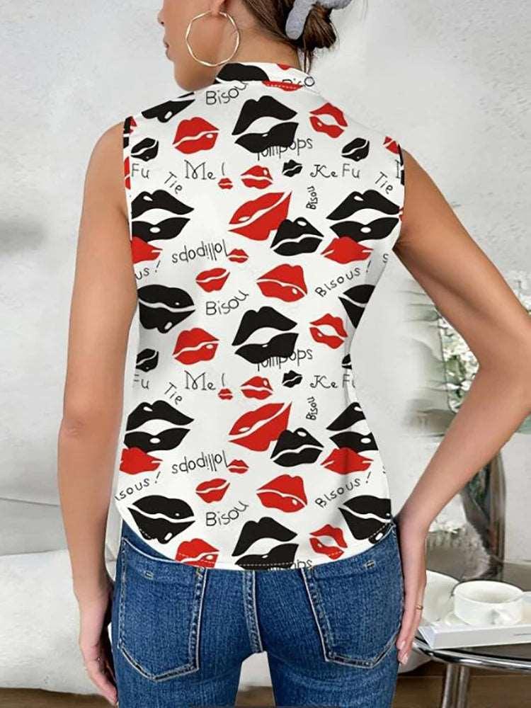 Blusa Feminina Branca com Estampa