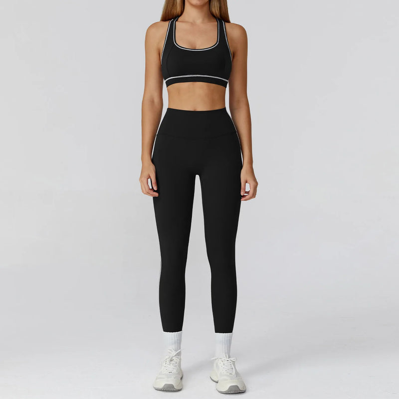 Legging, Top e Cropped de Manga Longa