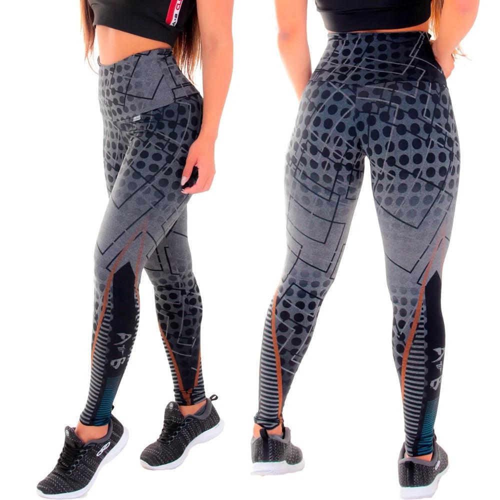 Legging Mescales Sublimadas Alta Cintura