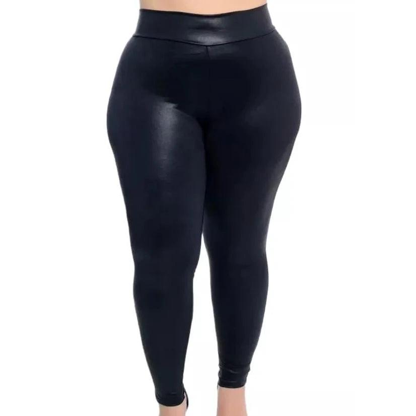 Leggings Plus Size Feminina Cirre Tricot Fashion Gringa