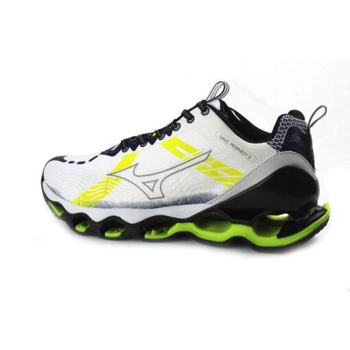 Tênis Mizuno Wave Prophecy X Branco/Verde Masculino