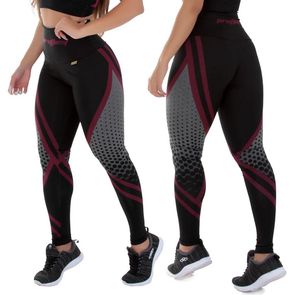 Kit 3 Leggings Mescla Sublimadas sem Transparência