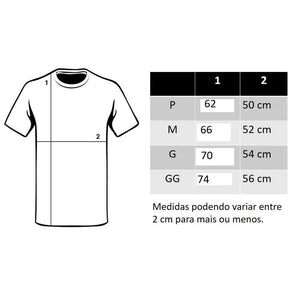 Camiseta Branca Slim Masculina Poliéster