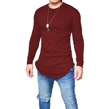 Camiseta Masculina Vermelha Long Line