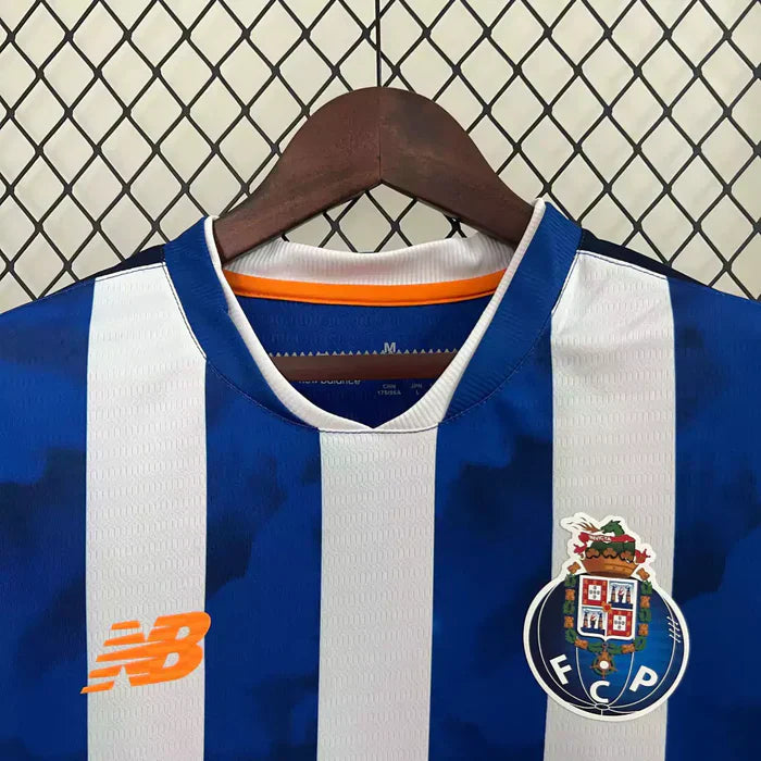 Camisa FC Porto I 2024/25 Torcedor Masculina Azul+Branco