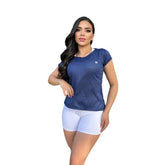 Camiseta feminina para academia Dryfit baby look