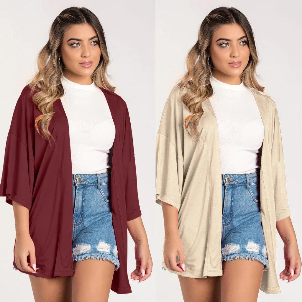 Kimono Cardigan Feminino - Estilo e Conforto em Cada Detalhe