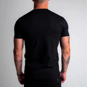 Camiseta Masculina Preta  Slim