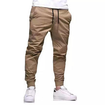 Calça Jogger Masculina de Sarja com Elástico