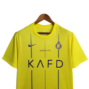 Camisa Al-Nassr I 23/24 Nike Torcedor Masculina - Amarela