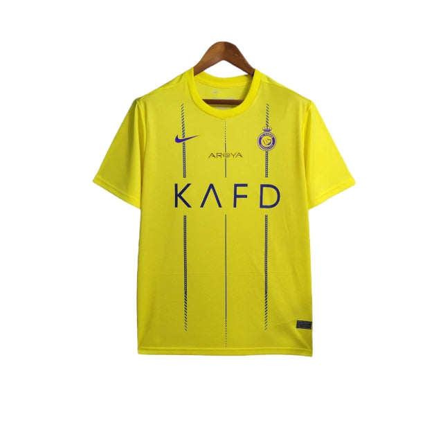 Camisa Al-Nassr I 23/24 Nike Torcedor Masculina - Amarela