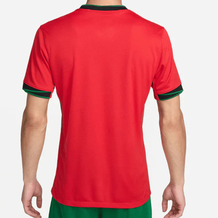 Camisa Portugal Home Eurocopa 2024/2025 Torcedor Masculina Vermelho+Verde