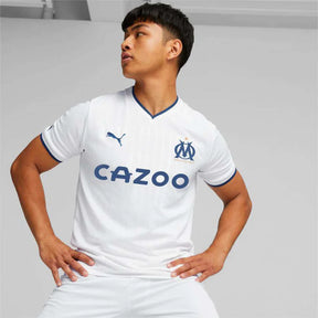Camisa Puma Olympique de Marseille I 22/23 Torcedor Masculina – Branca