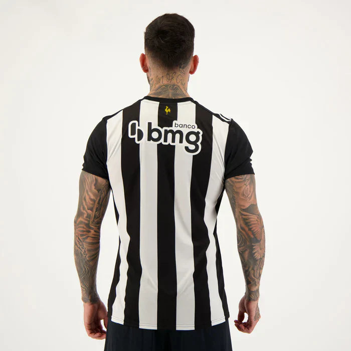 Camisa Atlético Mineiro I Adidas 2022 Torcedor Masculino Preto+Branco