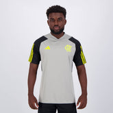 Camisa Adidas Flamengo Treino Comissão 2024 Torcedor Masculina