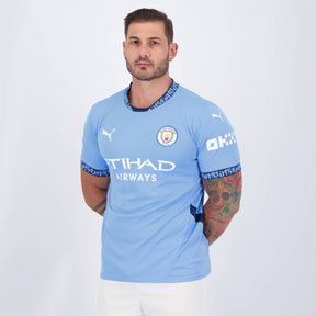 Camisa Manchester City Titular 2024/25 Torcedor