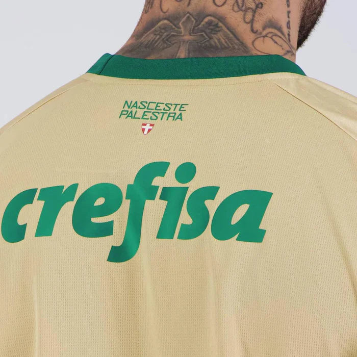 Camisa Palmeiras III 24/25 Torcedor Masculina Amarela+Verde