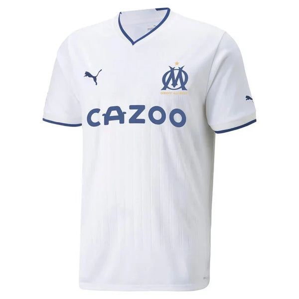Camisa Puma Olympique de Marseille I 22/23 Torcedor Masculina Branca