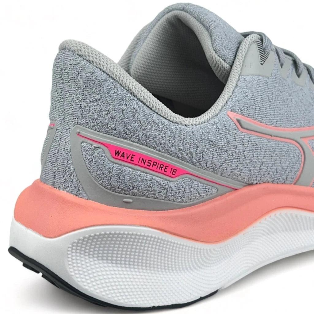 Tênis Mizuno Inspire Cinza Rosê Feminino