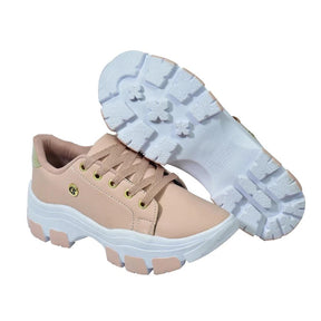 Tenis feminino plataforma para trabalho passeio e dia a dia Casual