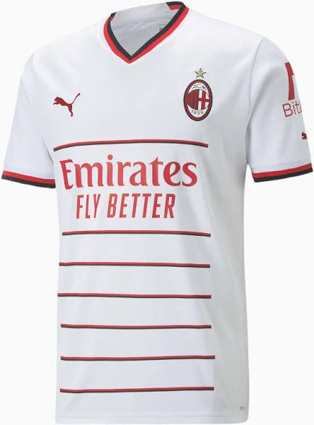Camisa Puma AC Milan II 22/23 Torcedor Masculina Branca